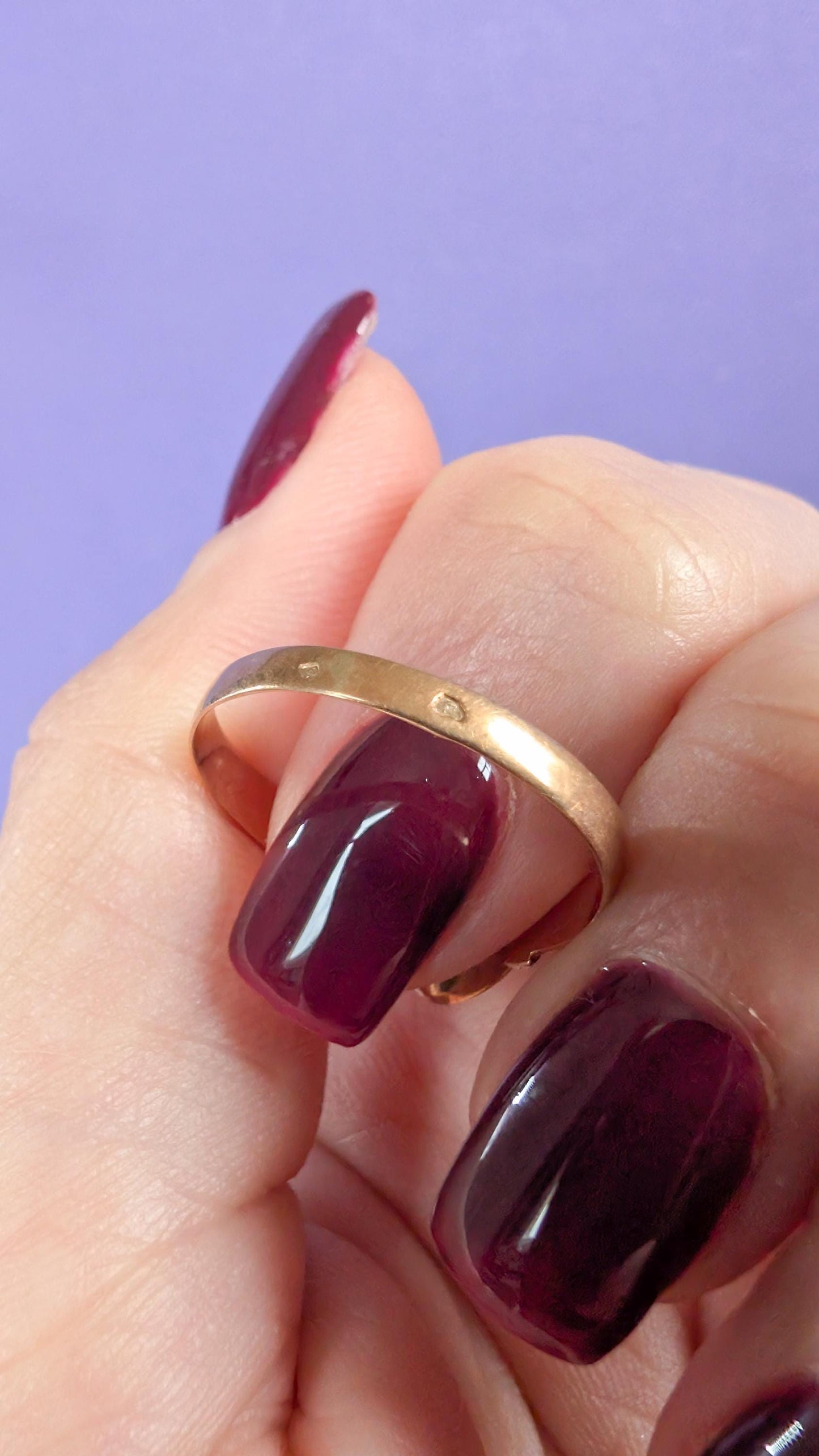 18K Gold Pearl Ring, Antique French Victorian Era