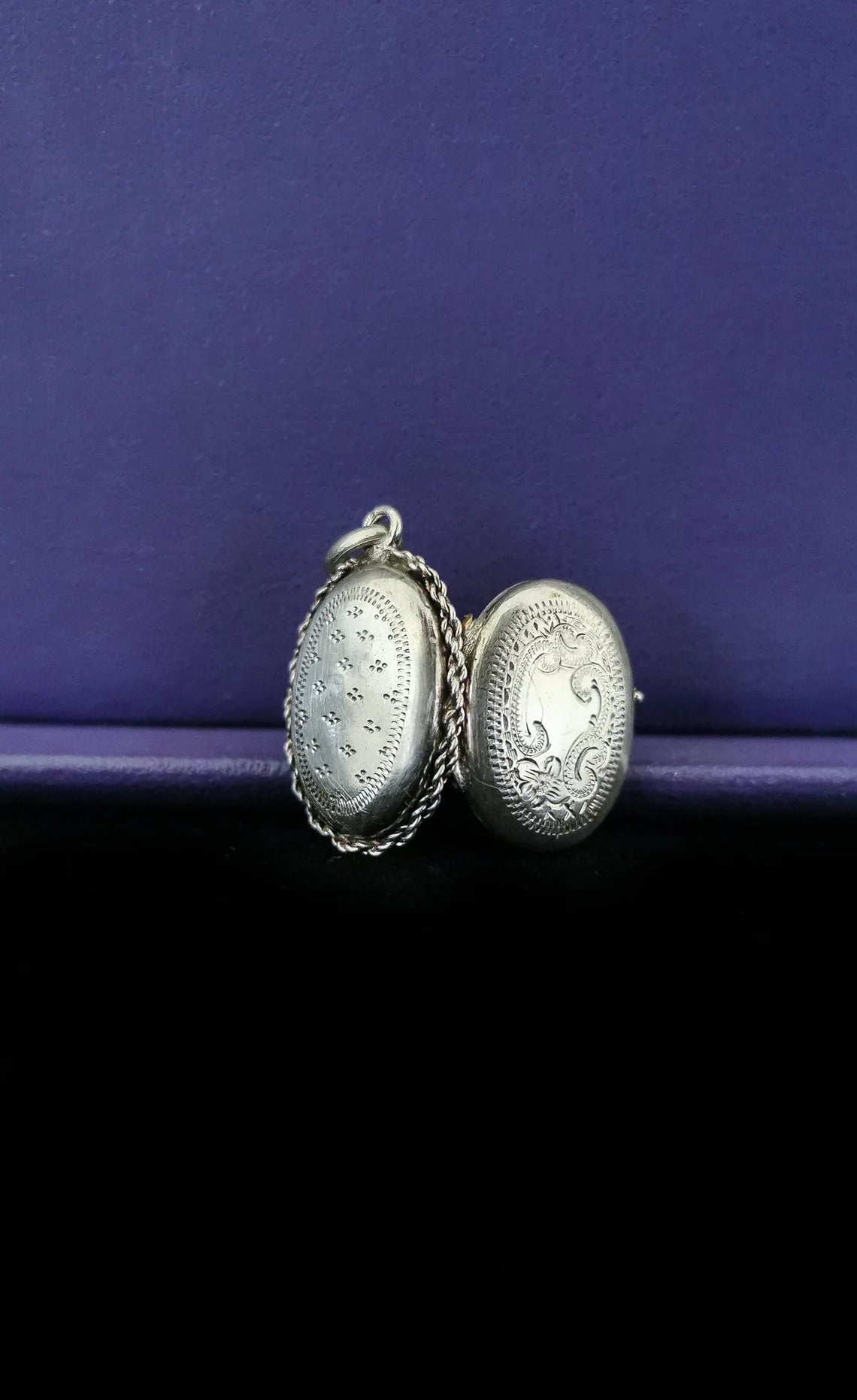 1890's Antique Art Nouveau Silver Locket
