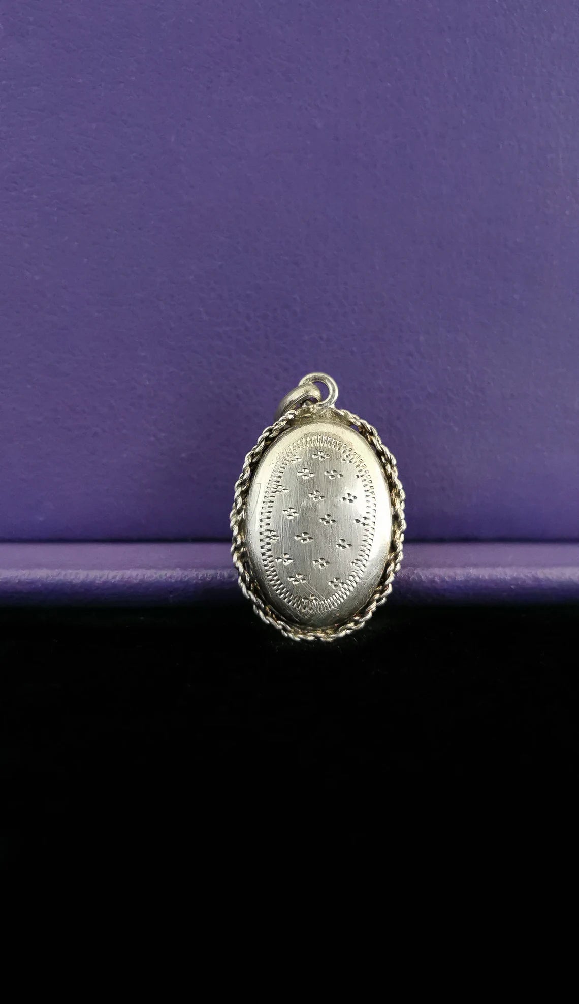 1890's Antique Art Nouveau Silver Locket