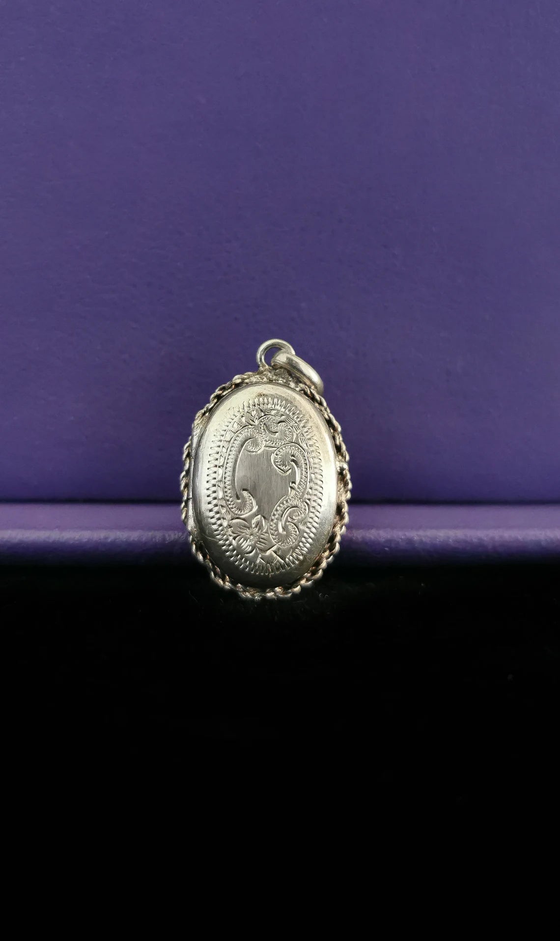 1890's Antique Art Nouveau Silver Locket