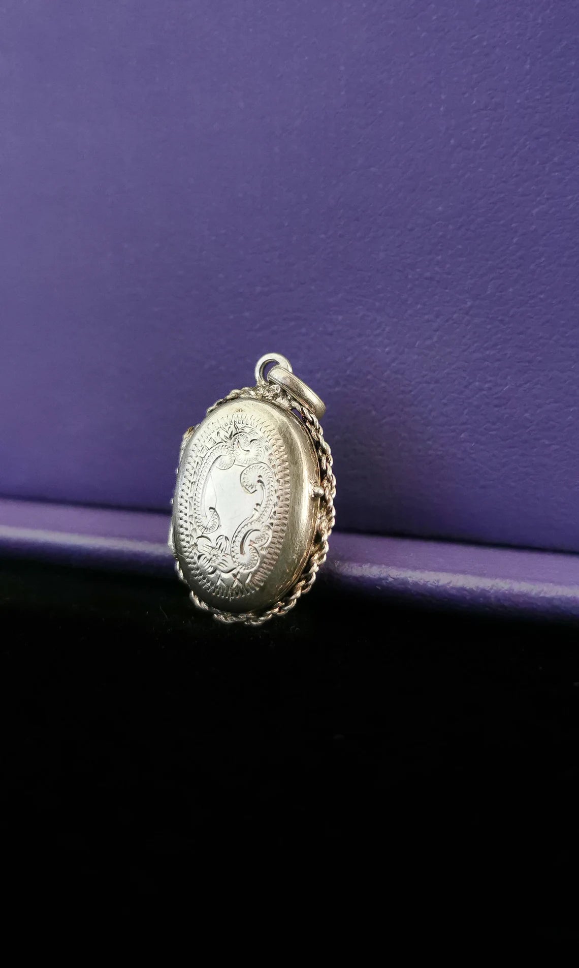 1890's Antique Art Nouveau Silver Locket