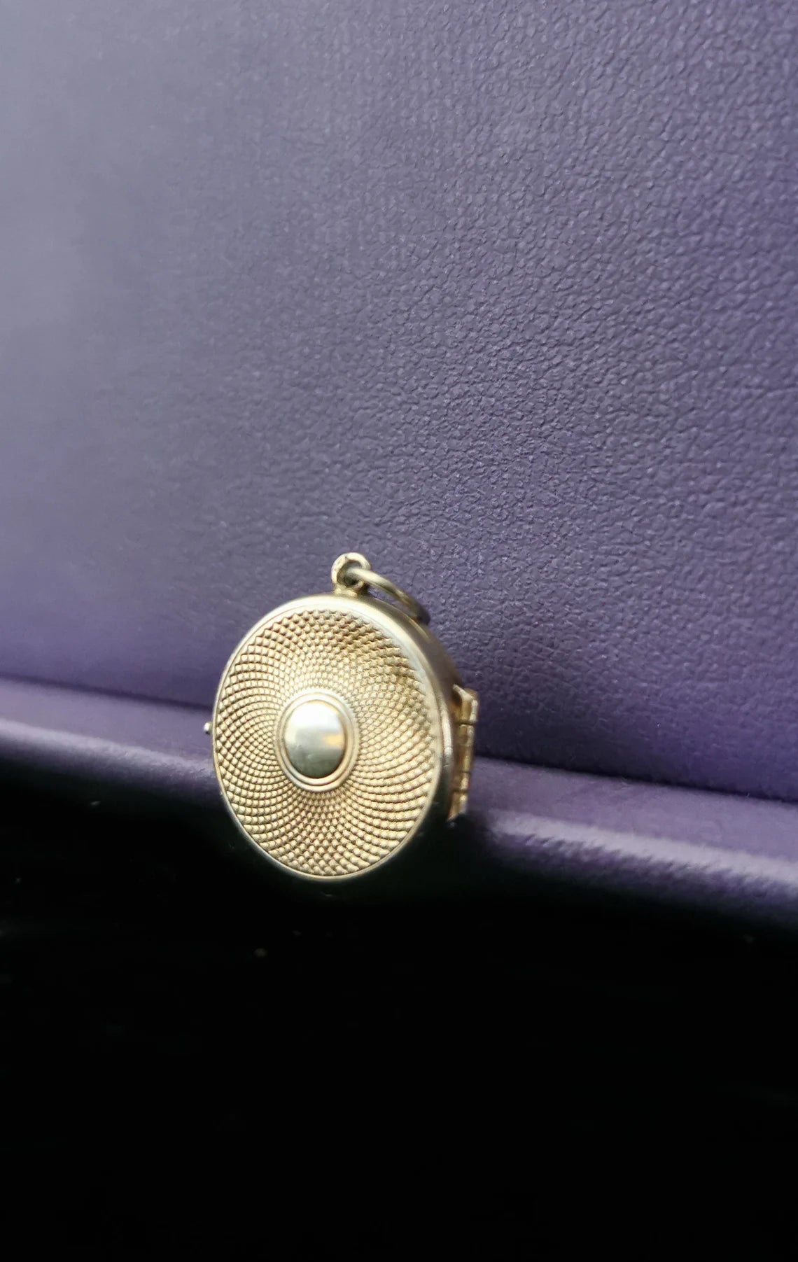 Antique French Edwardian Locket with engraved design Antique French Locket XX century french silver locket