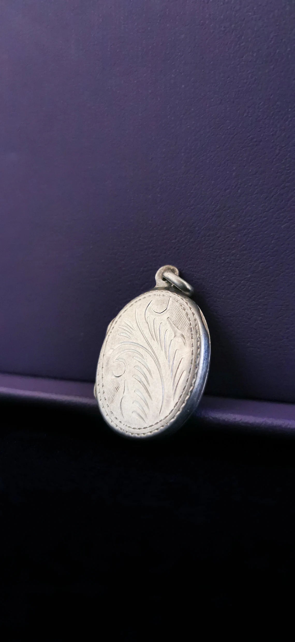 Antique Silver Locket English Edwardian silver locket 1900 silver locket Antique silver pendant Photo Holder gift for her
