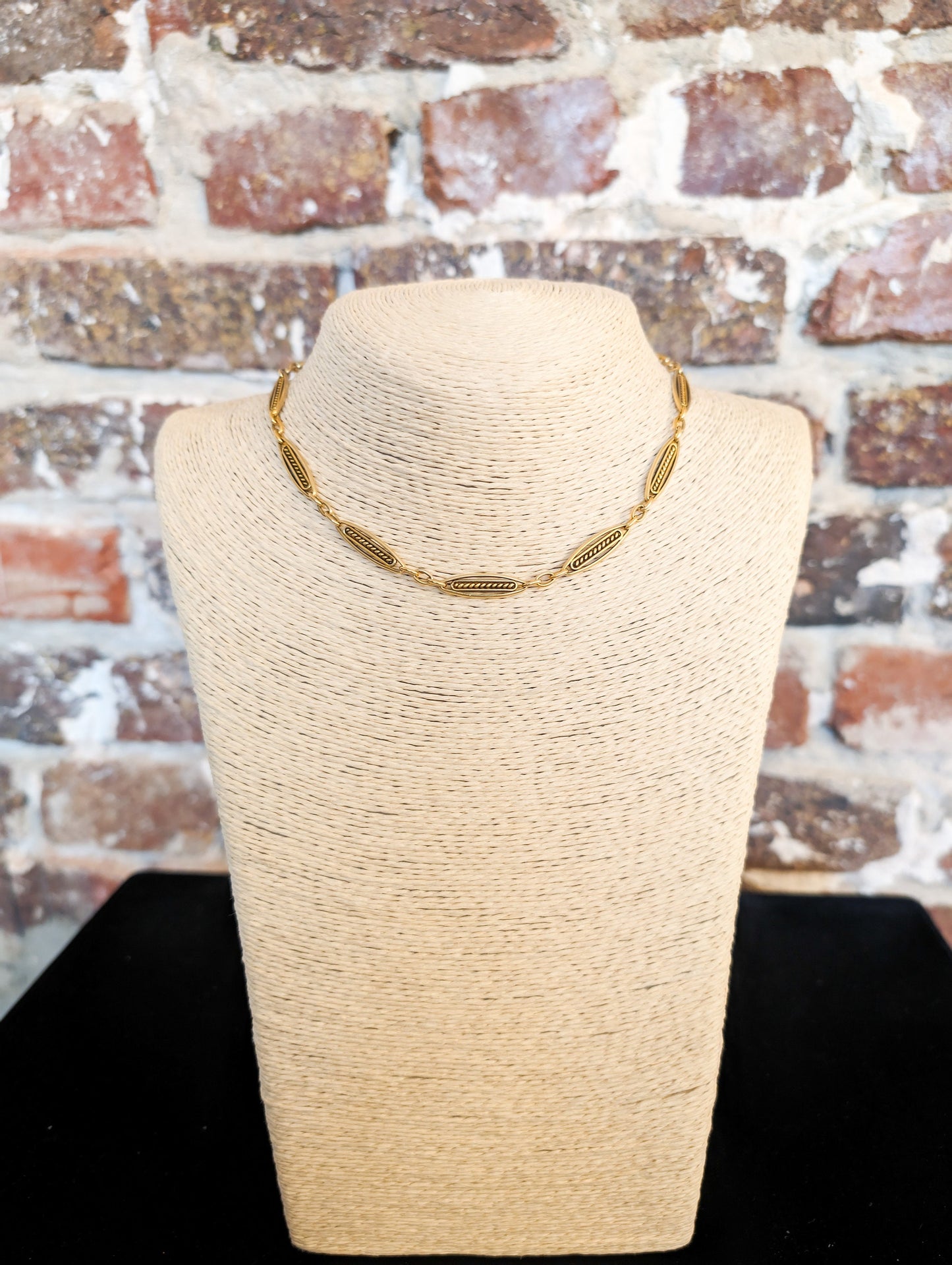 Art Deco 18K Gold Chain: Antique Watch Chain Necklace, 1920s French Jewelry