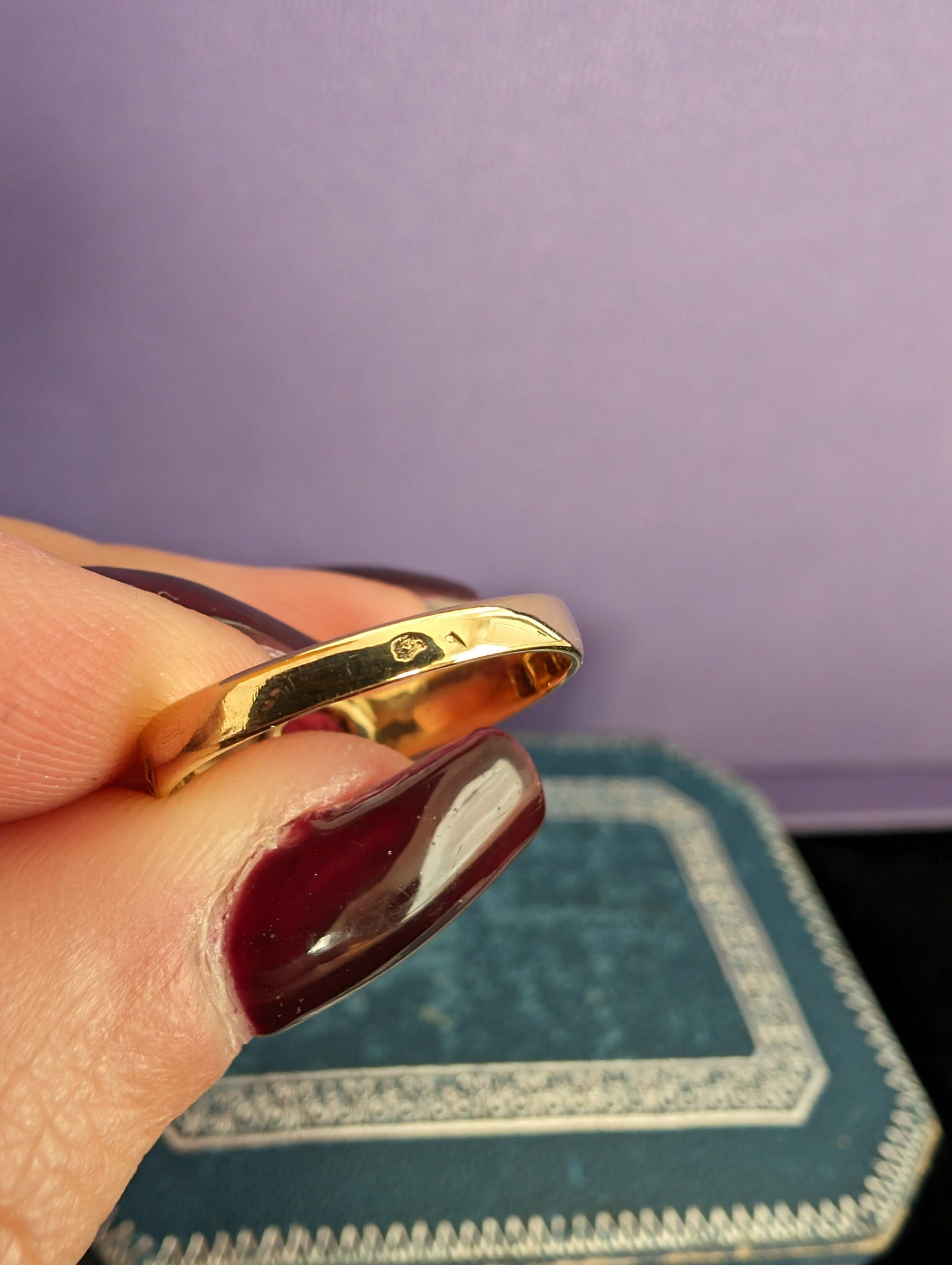 Antique French 18K Gold Crystal Ring: Victorian Napoleon III Era