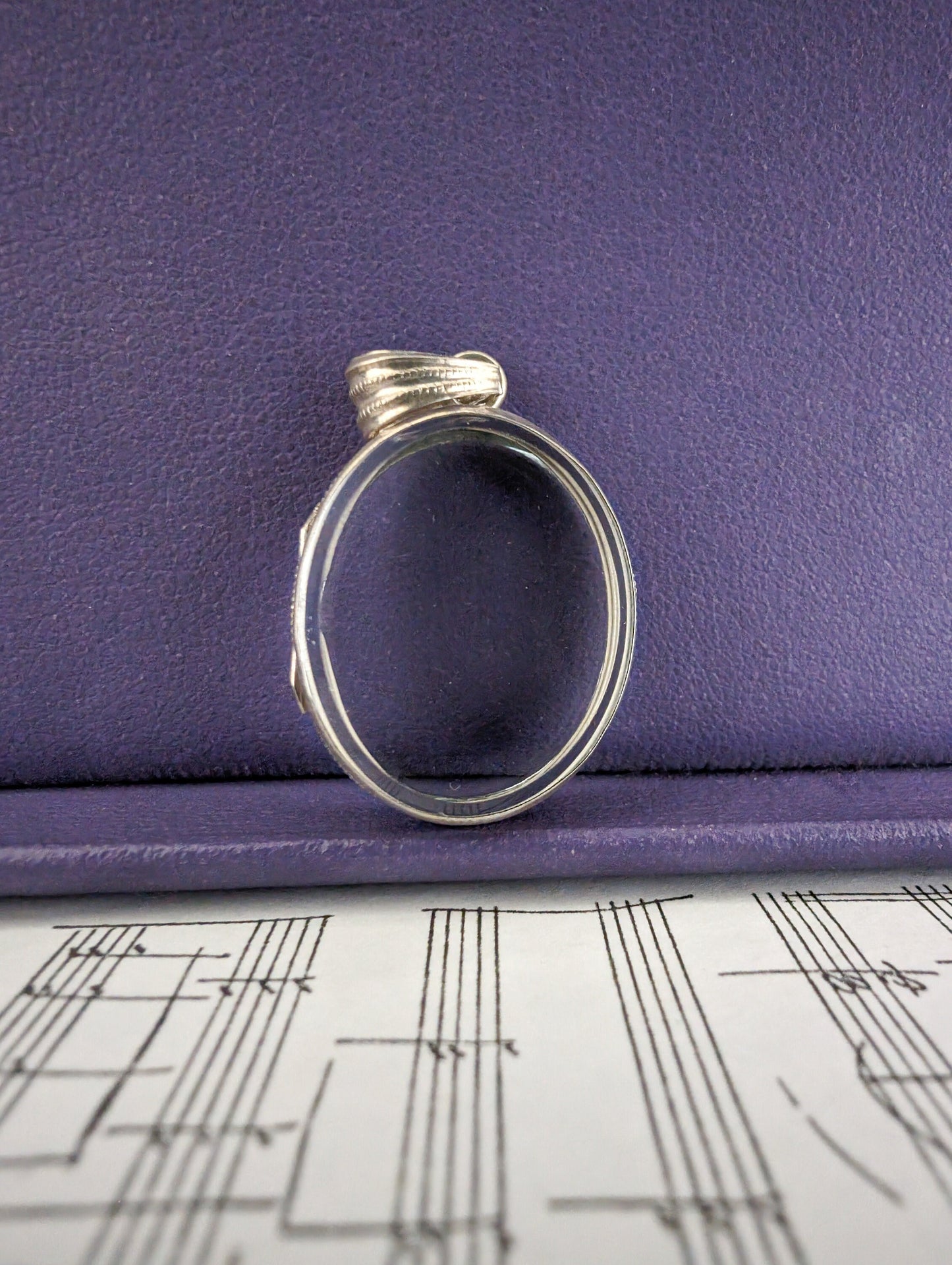 Antique French Beveled Glass Locket: Napoleon III Era Silver Shaker