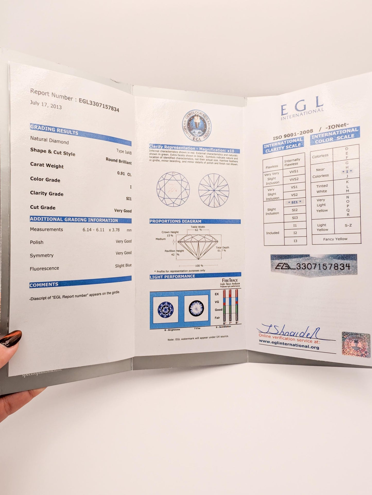 Vintage 0.91 Carat Diamond Ring: 14K White Gold Engagement Ring