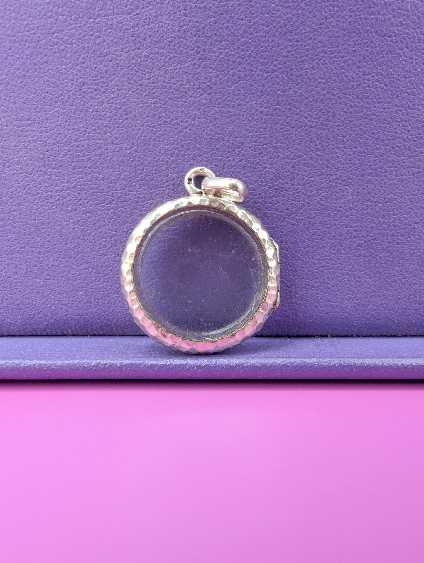 Antique Edwardian Silver Locket: French Photo Holder, 1900s Gift