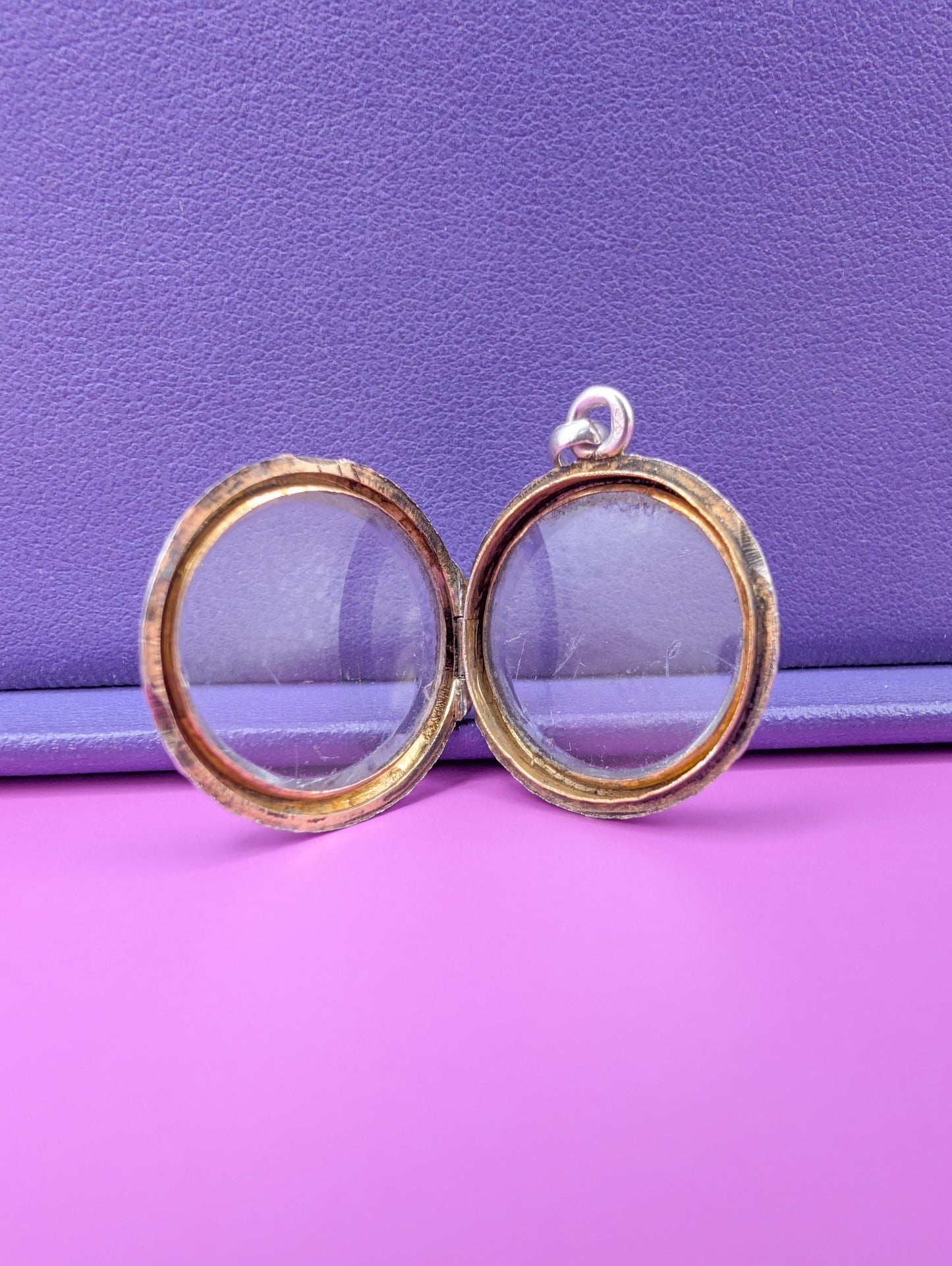 Antique Edwardian Silver Locket: French Photo Holder, 1900s Gift