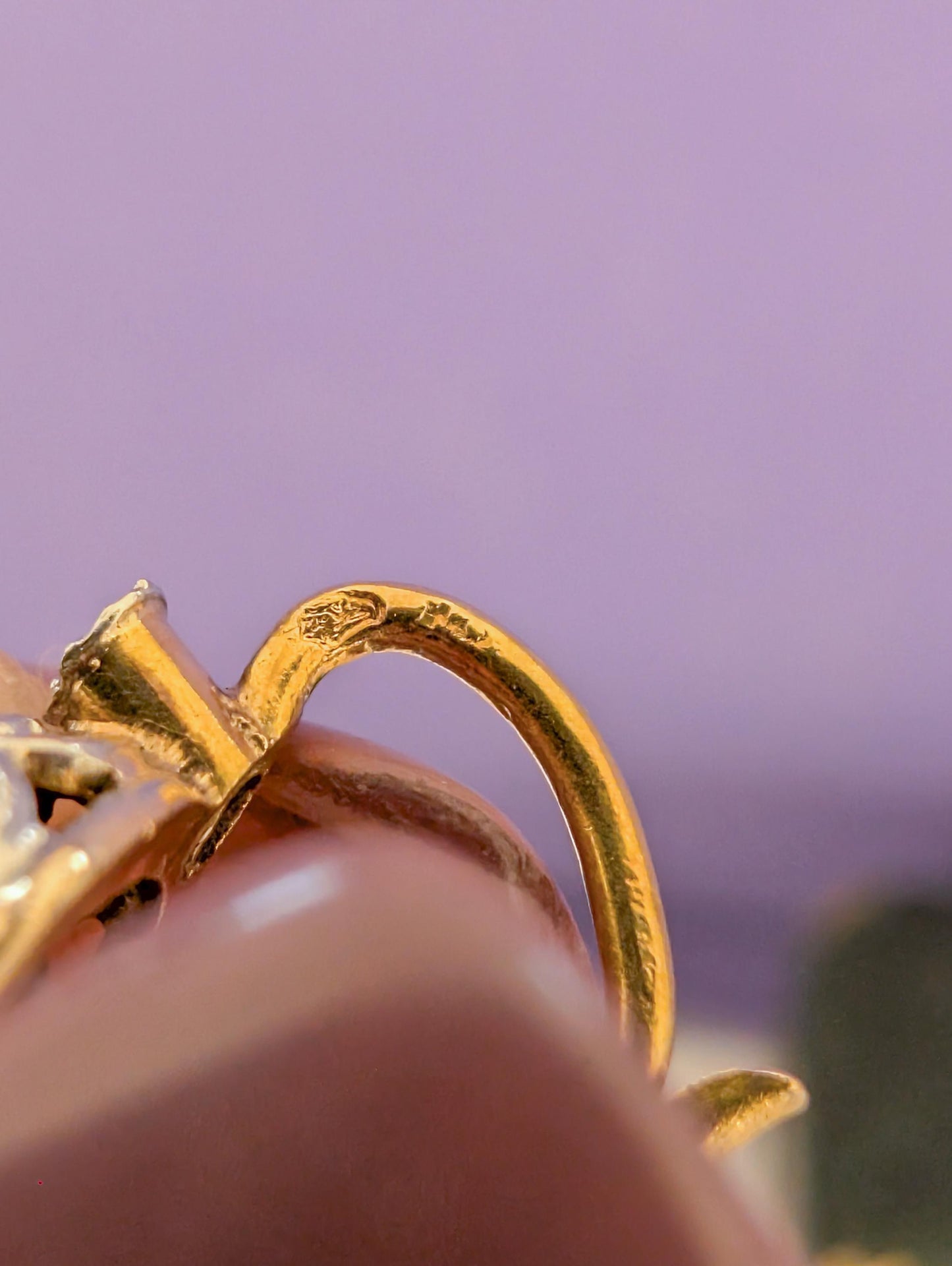 18K Gold Edwardian Diamond Earrings: Antique French Jewelry c.1900