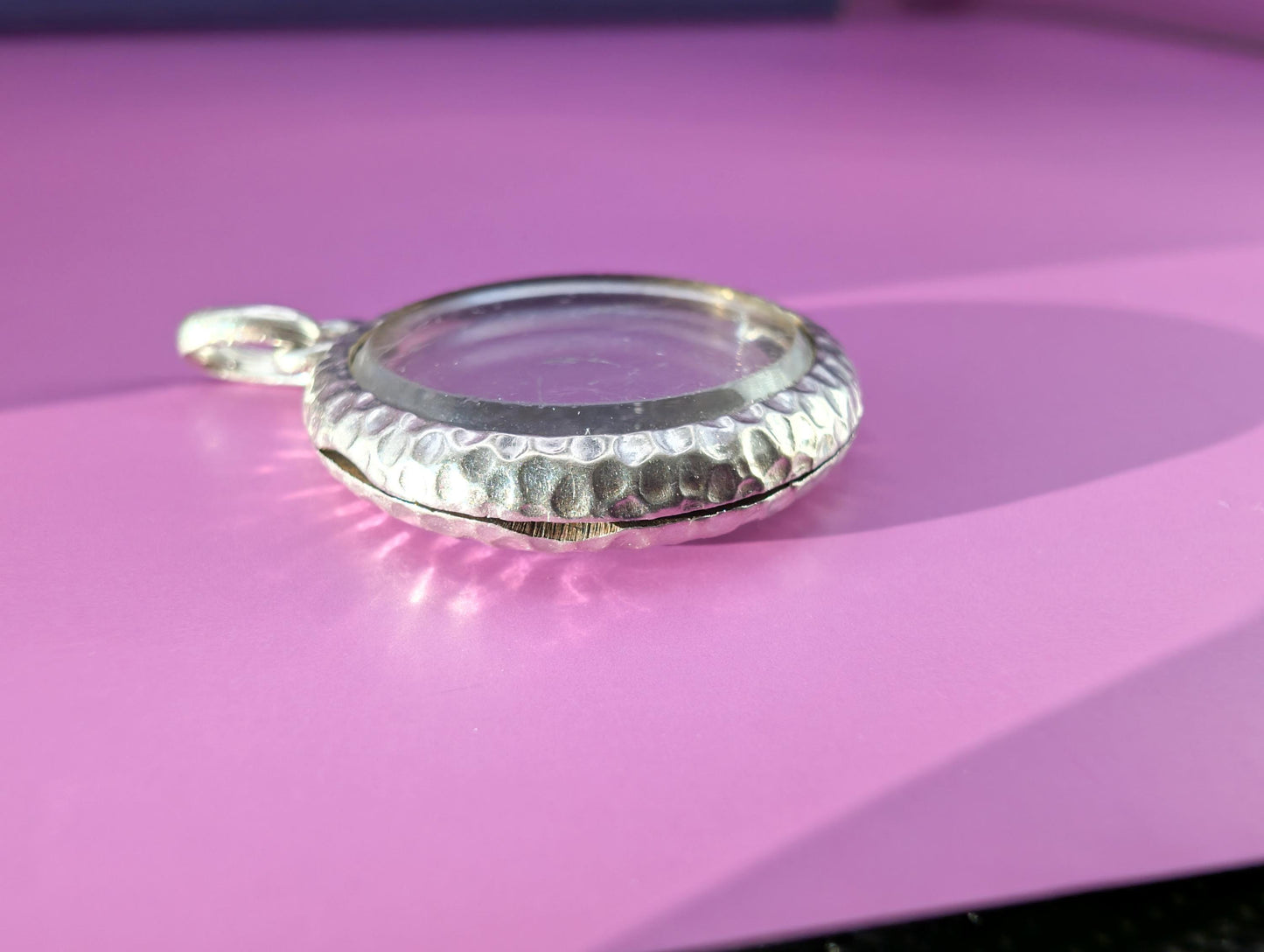 Antique Edwardian Silver Locket: French Photo Holder, 1900s Gift