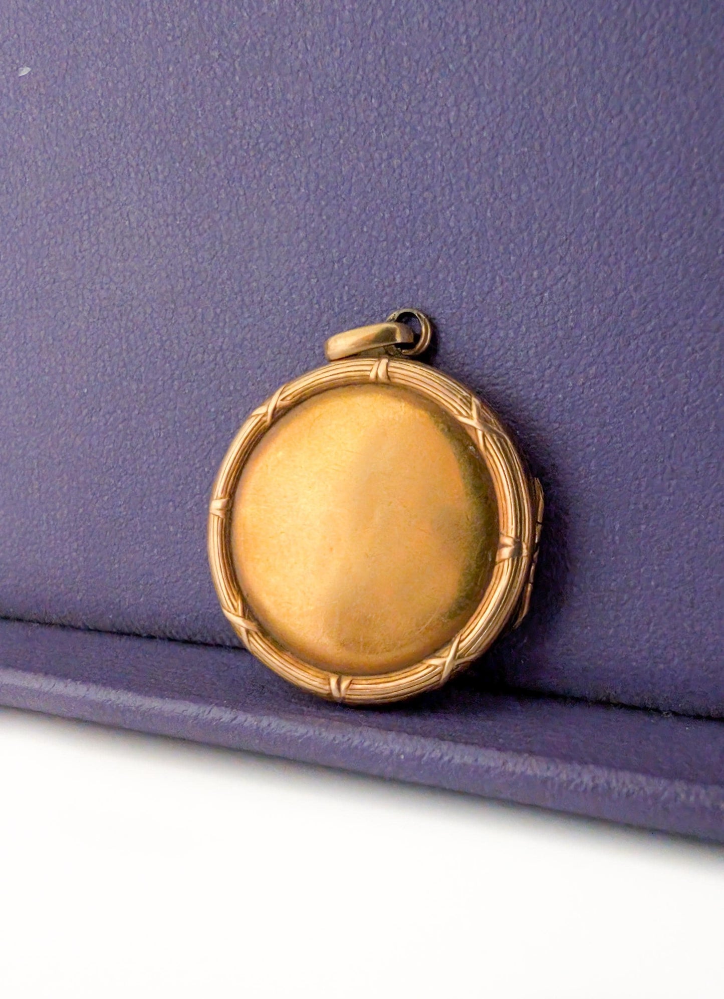 Antique 18K Art Nouveau Locket Antique French Pendant Gift for her