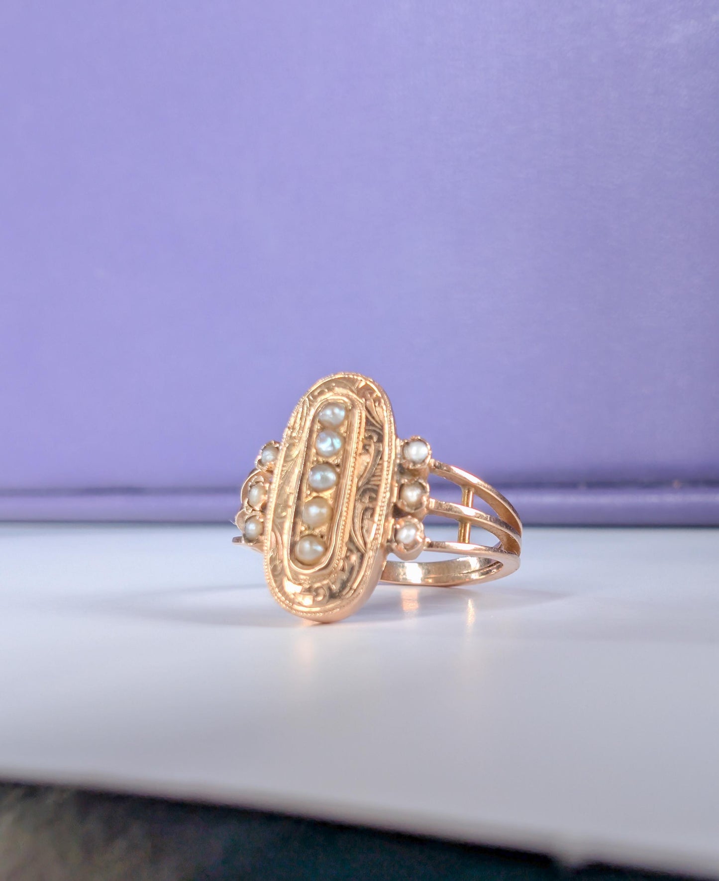 vintage gold ring

victorian gold ring

rings for women

pearl ring

gold ring

gift for wife

gift for her

engagement ring

edwardian ring

birthday gift

Antique ring

antique french ring

18K ring