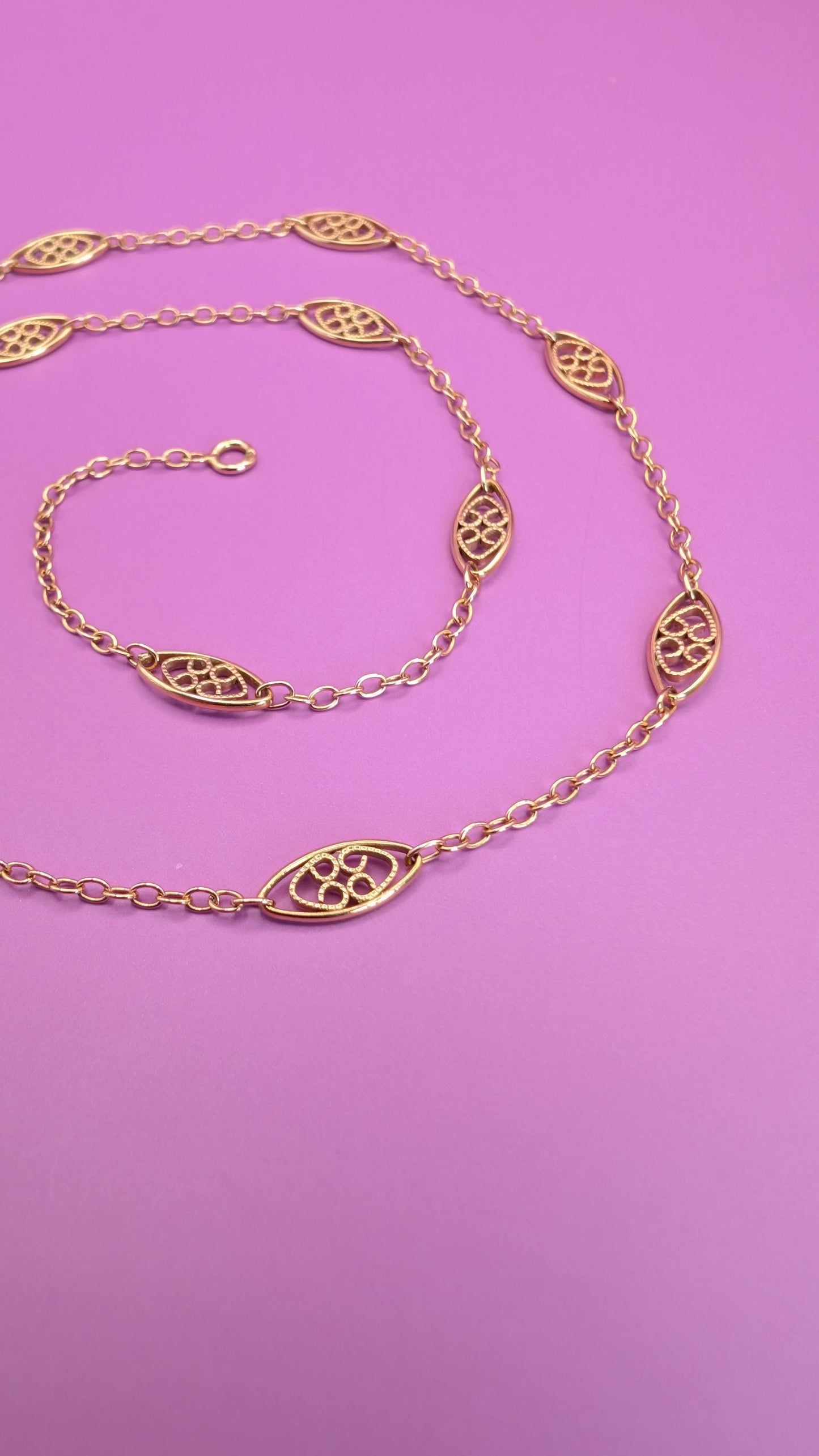 victorian necklace

solid gold chain

jewelry

Gold necklace

gift for wife

gift for her

filigree gold chain

filigree chain

antique gold chain

antique filigree

18K necklace

18K gold necklace

18K gold chain