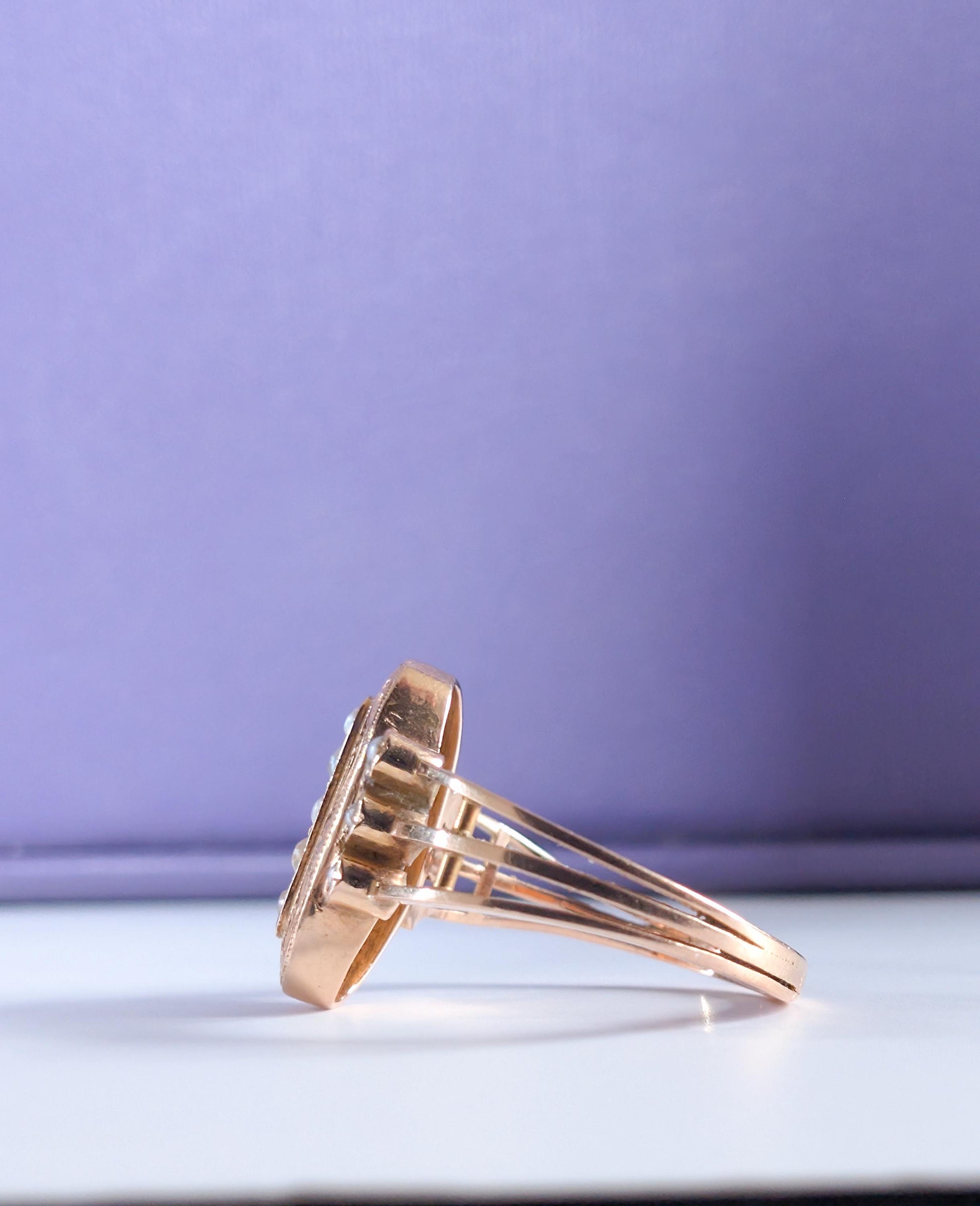 vintage gold ring

victorian gold ring

rings for women

pearl ring

gold ring

gift for wife

gift for her

engagement ring

edwardian ring

birthday gift

Antique ring

antique french ring

18K ring