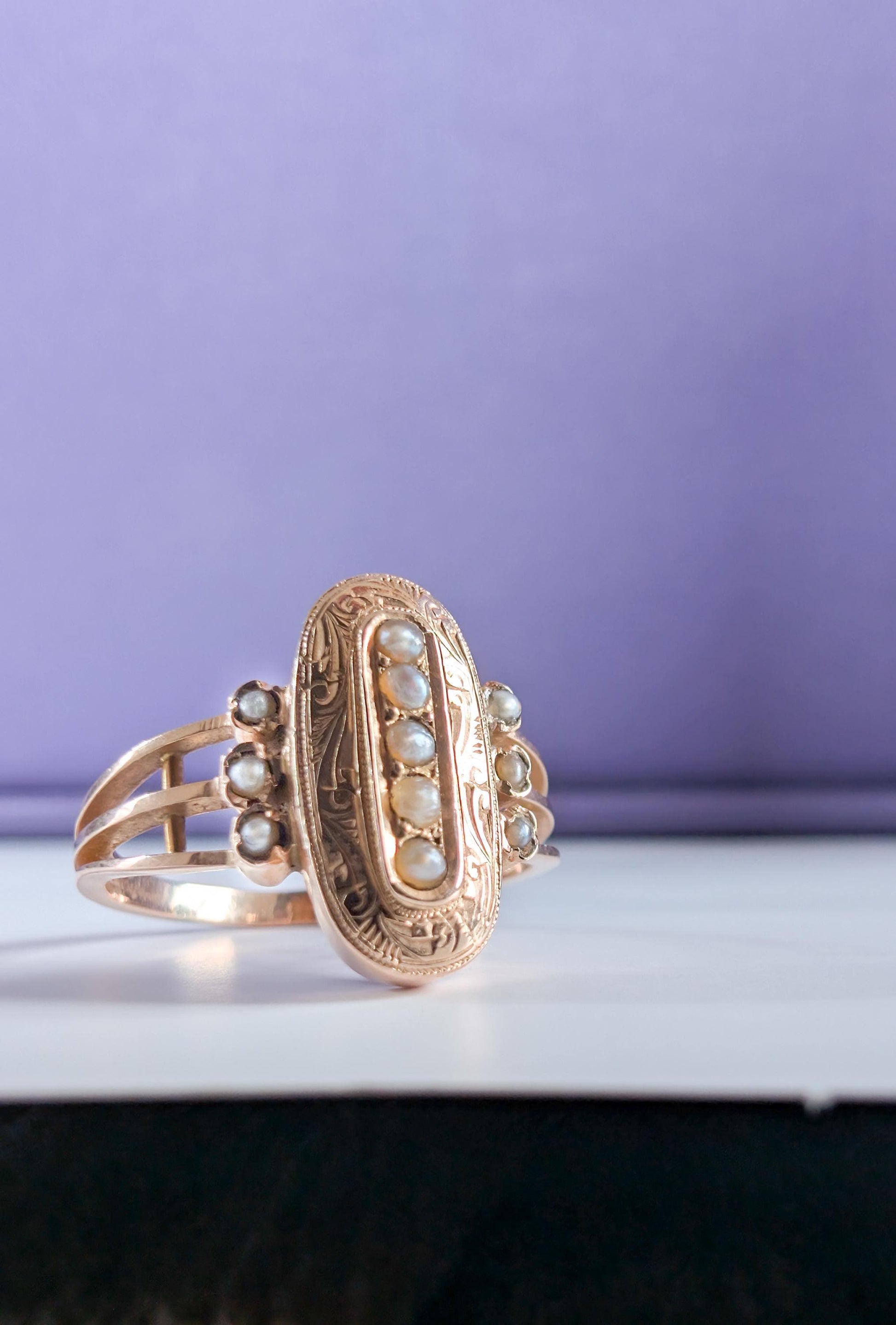 vintage gold ring

victorian gold ring

rings for women

pearl ring

gold ring

gift for wife

gift for her

engagement ring

edwardian ring

birthday gift

Antique ring

antique french ring

18K ring