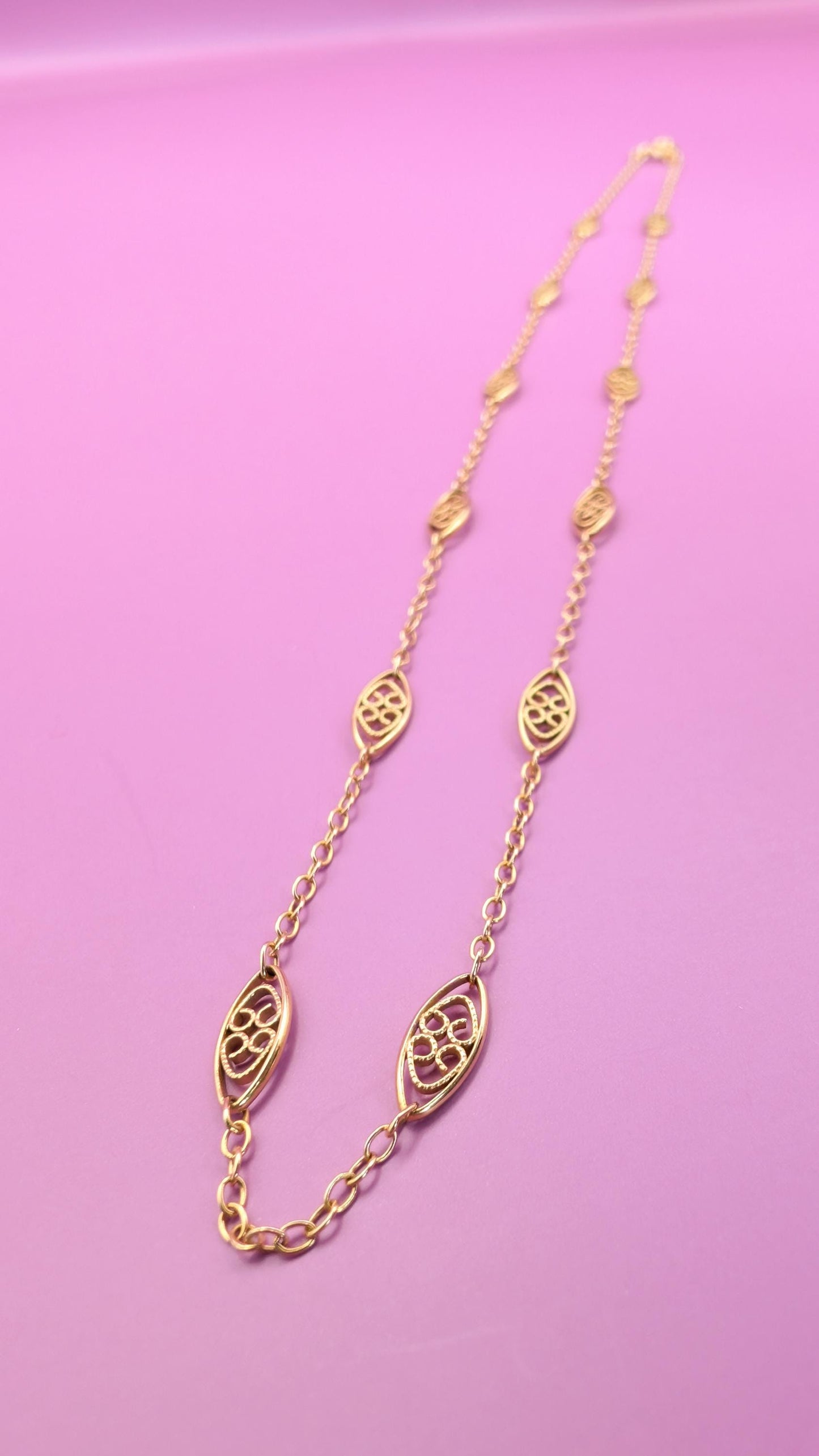 victorian necklace

solid gold chain

jewelry

Gold necklace

gift for wife

gift for her

filigree gold chain

filigree chain

antique gold chain

antique filigree

18K necklace

18K gold necklace

18K gold chain