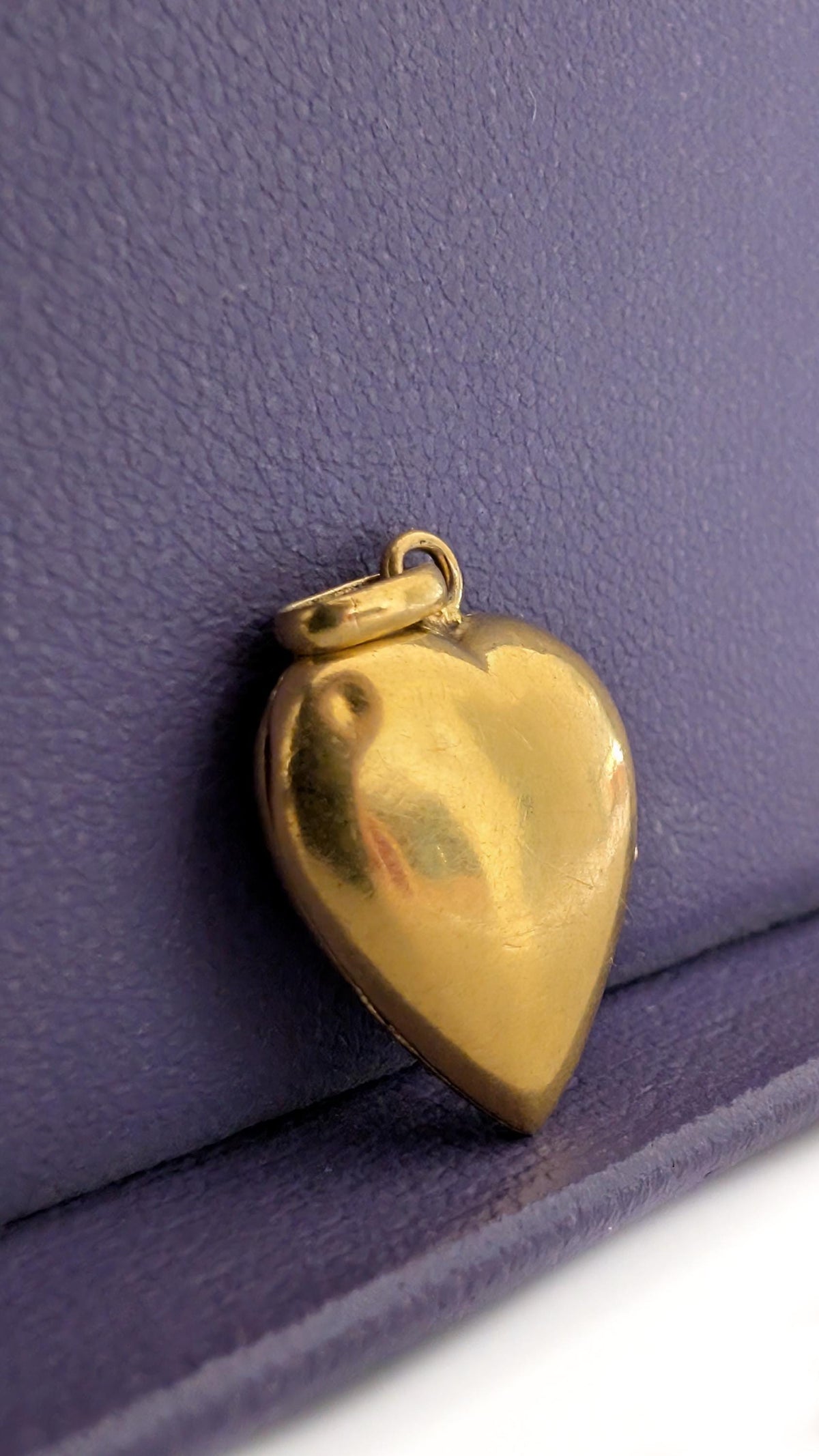 Poetic Antique French 18K Solid Yellow Gold Heart Locket — Garnets & Rose-Cut Diamonds
