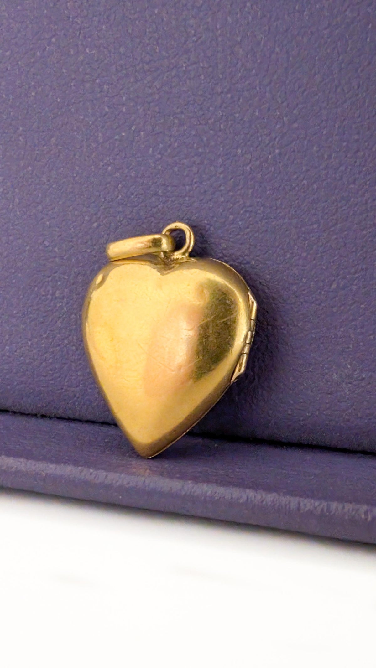 Poetic Antique French 18K Solid Yellow Gold Heart Locket — Garnets & Rose-Cut Diamonds