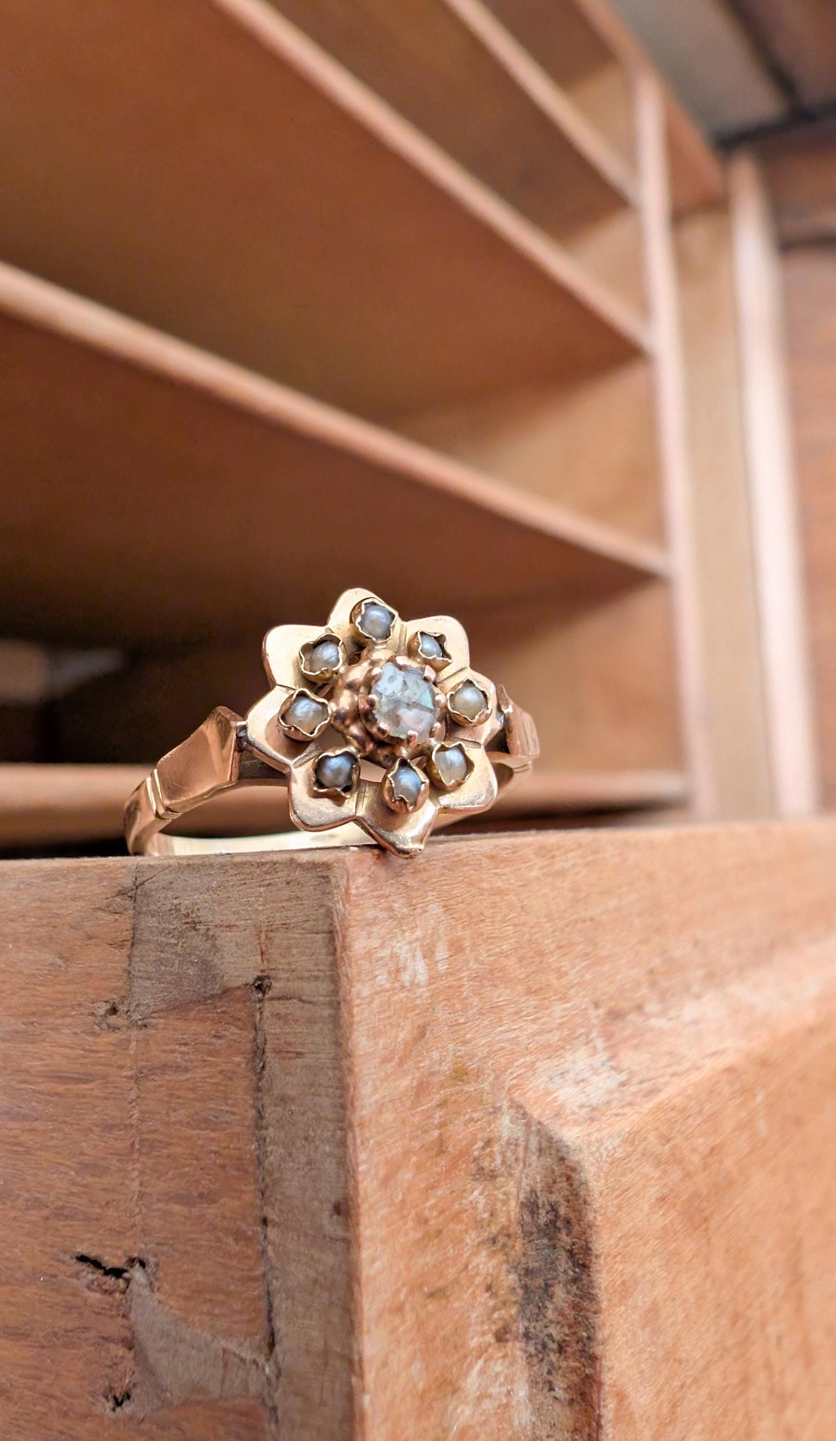 antique french ring
edwardian ring
victorian gold ring
engagement ring
vintage gold ring
Antique ring
gold ring
gift for her
gift for wife
rings for women
18K ring
pearl ring
statement ring