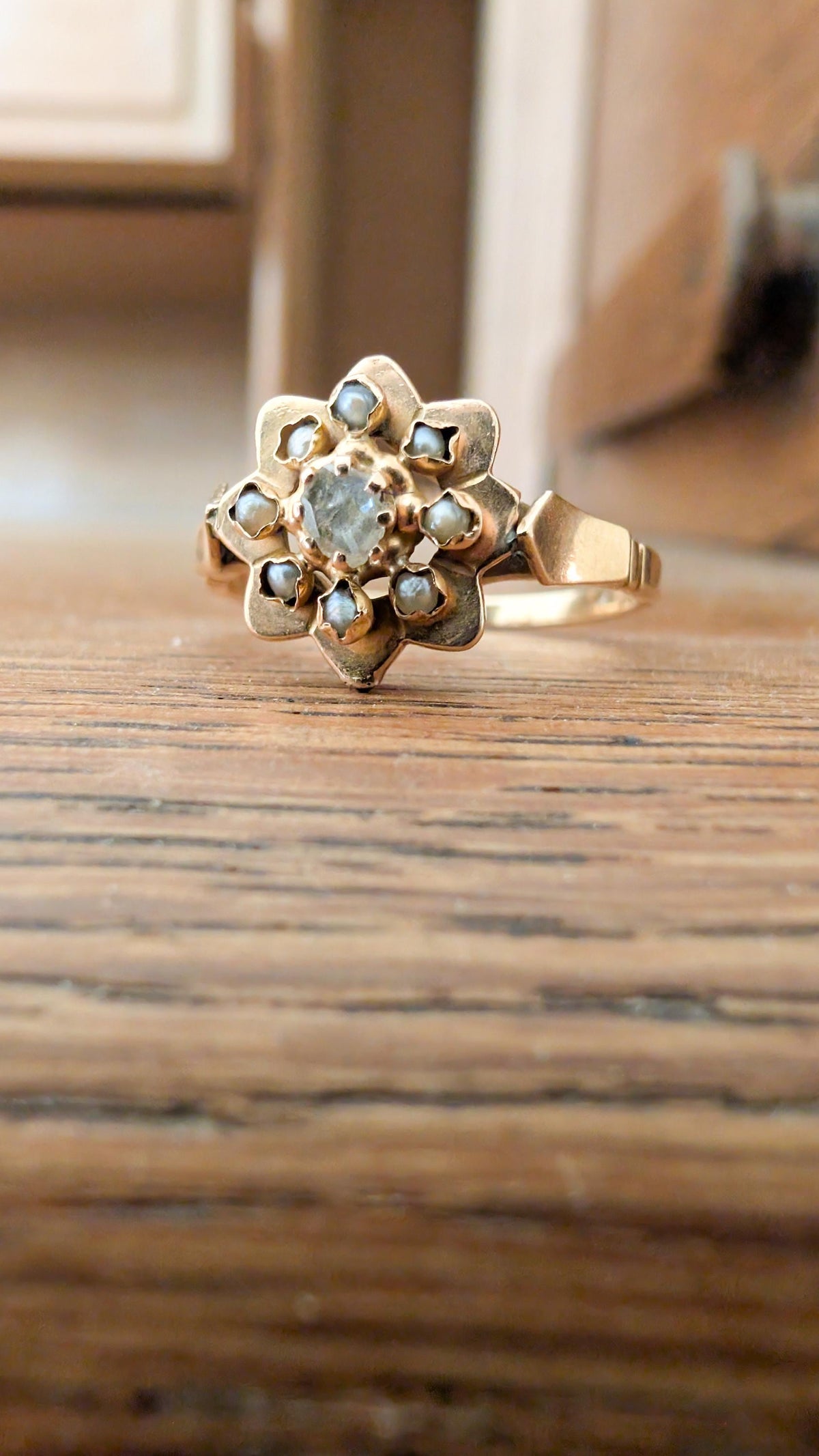 antique french ring
edwardian ring
victorian gold ring
engagement ring
vintage gold ring
Antique ring
gold ring
gift for her
gift for wife
rings for women
18K ring
pearl ring
statement ring