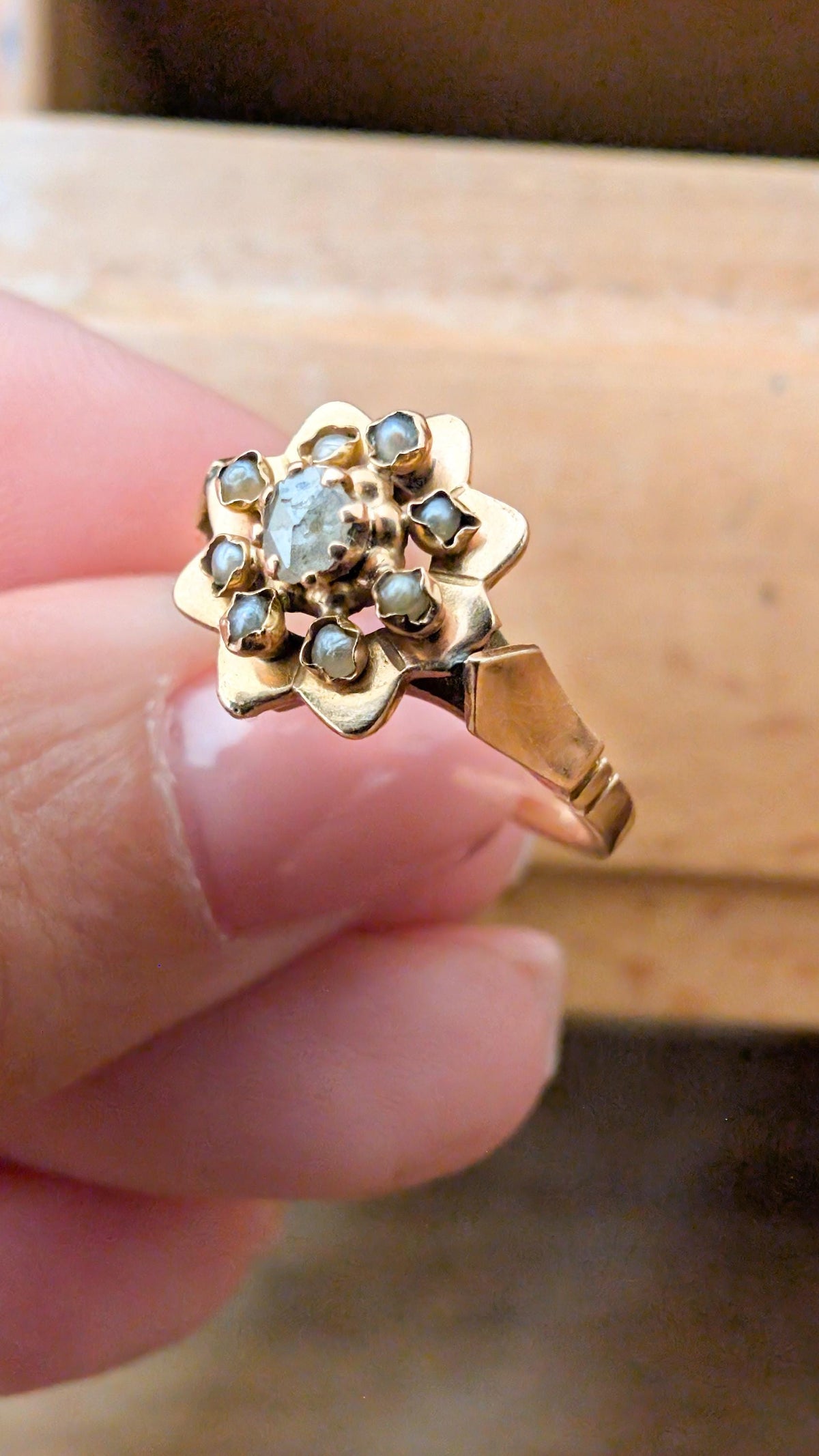 antique french ring
edwardian ring
victorian gold ring
engagement ring
vintage gold ring
Antique ring
gold ring
gift for her
gift for wife
rings for women
18K ring
pearl ring
statement ring
antique diamond ring
antique french ring
antique 18K gold ring