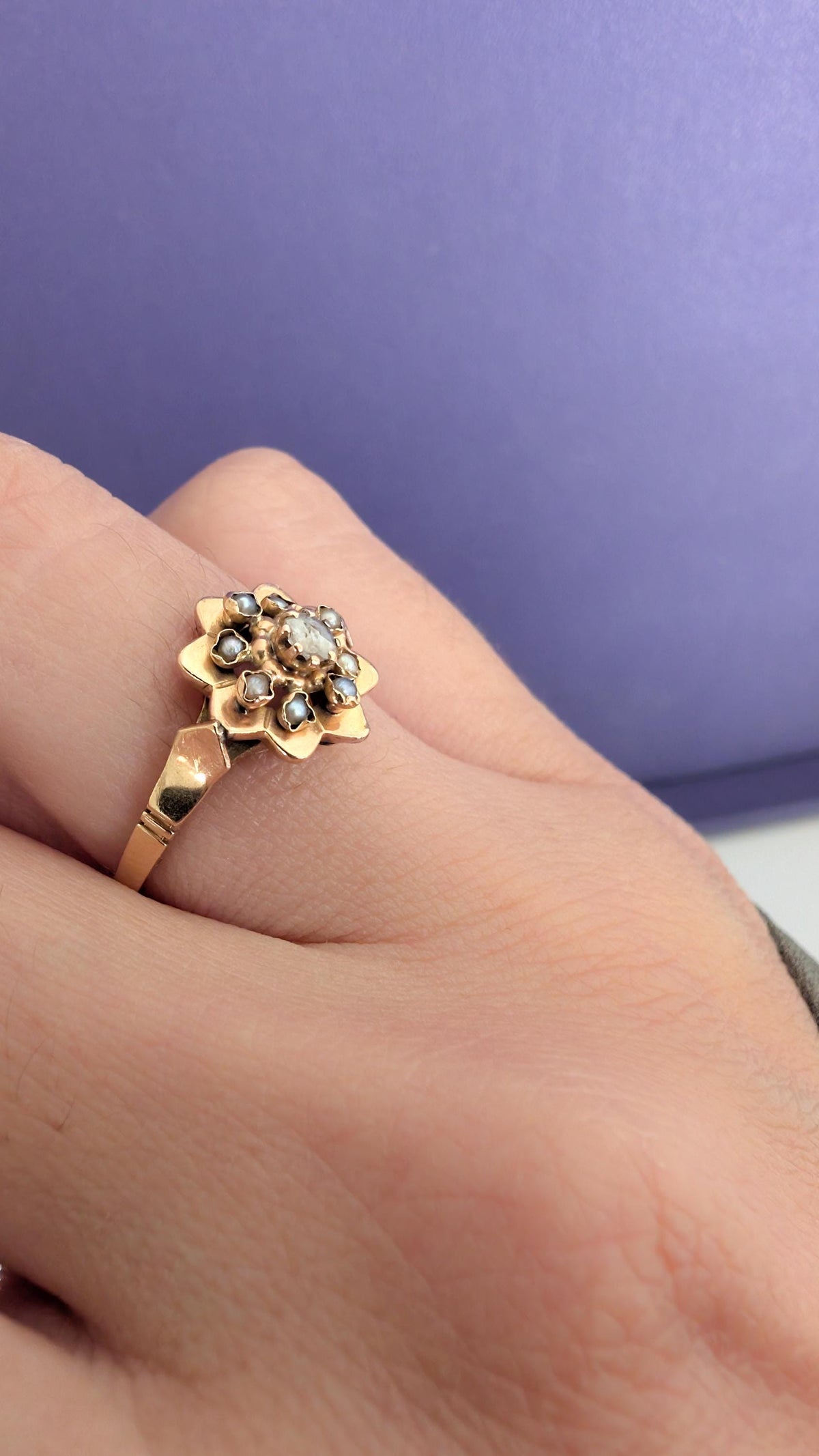 antique french ring
edwardian ring
victorian gold ring
engagement ring
vintage gold ring
Antique ring
gold ring
gift for her
gift for wife
rings for women
18K ring
pearl ring
statement ring