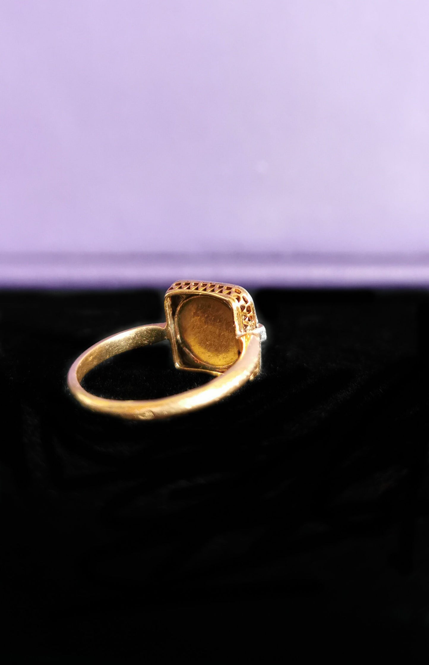 Antique 18ct gold and Diamond Ring Antique Art deco  Ring 1930s Antique Ring 18k Engagement Ring Anniversary Ring Wedding Ring