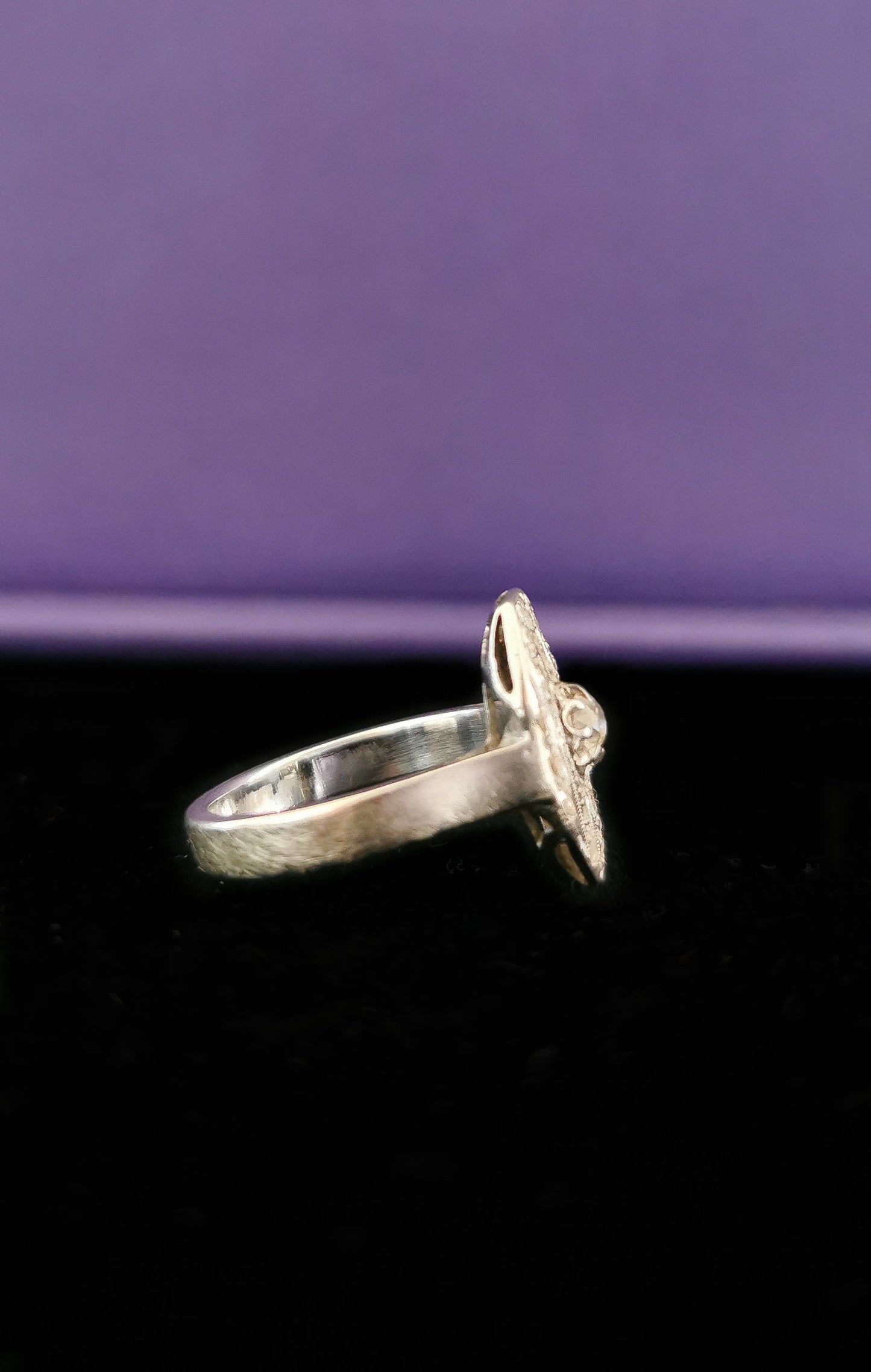 18K Diamond Art Deco Ring 18ct white gold and diamond ring Antique 18K Diamond Ring Gold and Diamond Engagement Ring Gift for Her