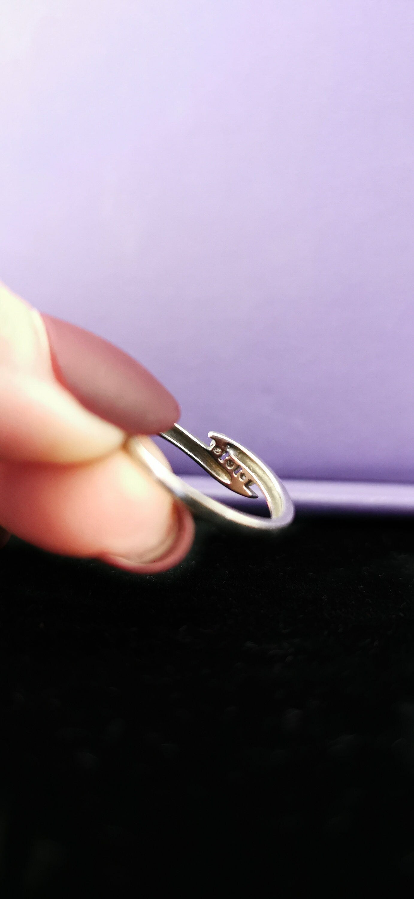 18ct Diamond Engagement Ring Vintage Diamond Ring French 18ct white gold Diamond ring Wedding Gold diamond ring French wedding ring