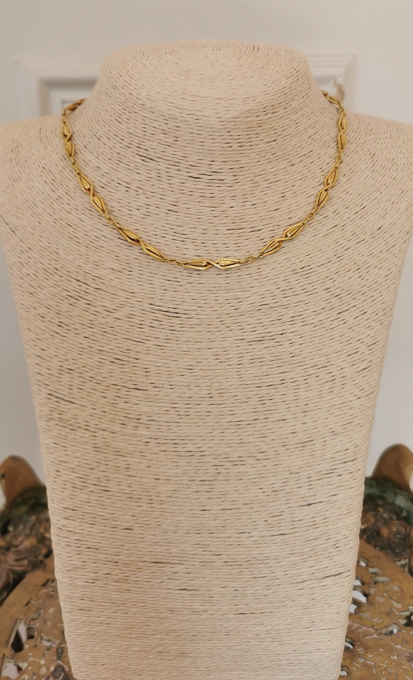 20.5g 18K Art Deco Antique Gold Watch Chain 18k Gold Necklace 18K Chain 18K Necklace Gift for Wife