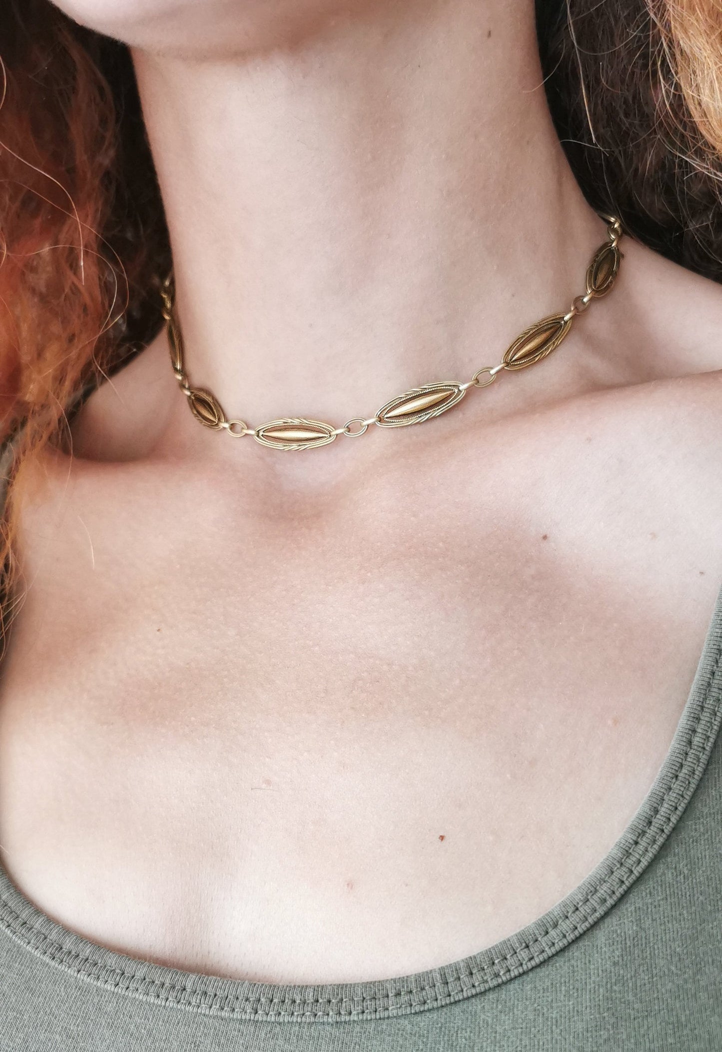 Antique French Gold Plated Albert Watch Chain Antique Bracelet Edwardian bracelet c. 1900s gift for her Vintage gold watch chain