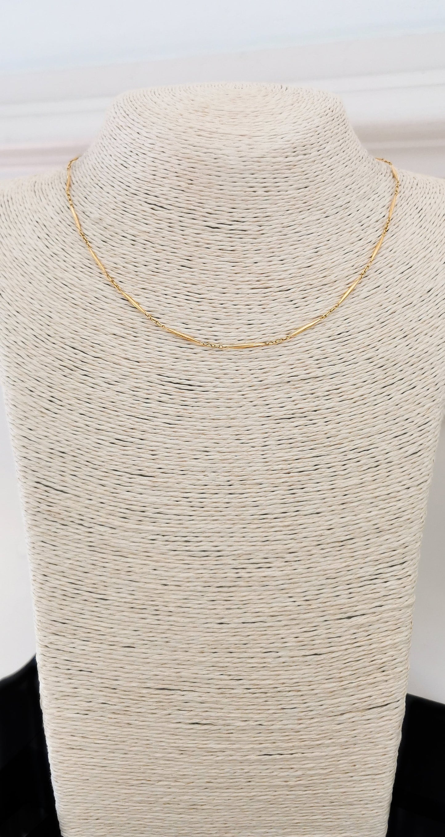 18K Antique Necklace 1900 Antique French gold Chain Gold Necklace Gold Chain gift for wife Antique Necklace gift for her