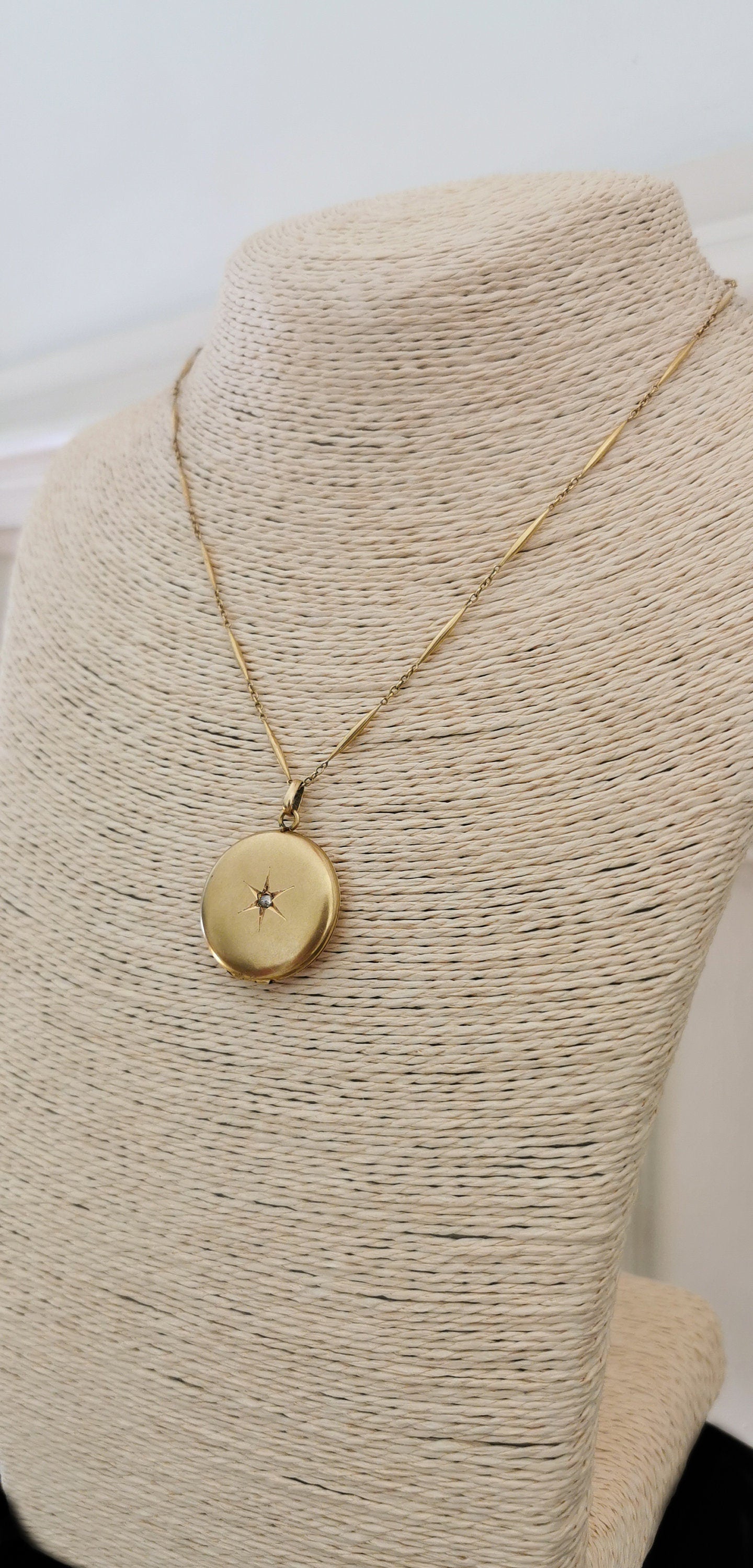 18K Antique Necklace 1900 Antique French gold Chain Gold Necklace Gold Chain gift for wife Antique Necklace gift for her