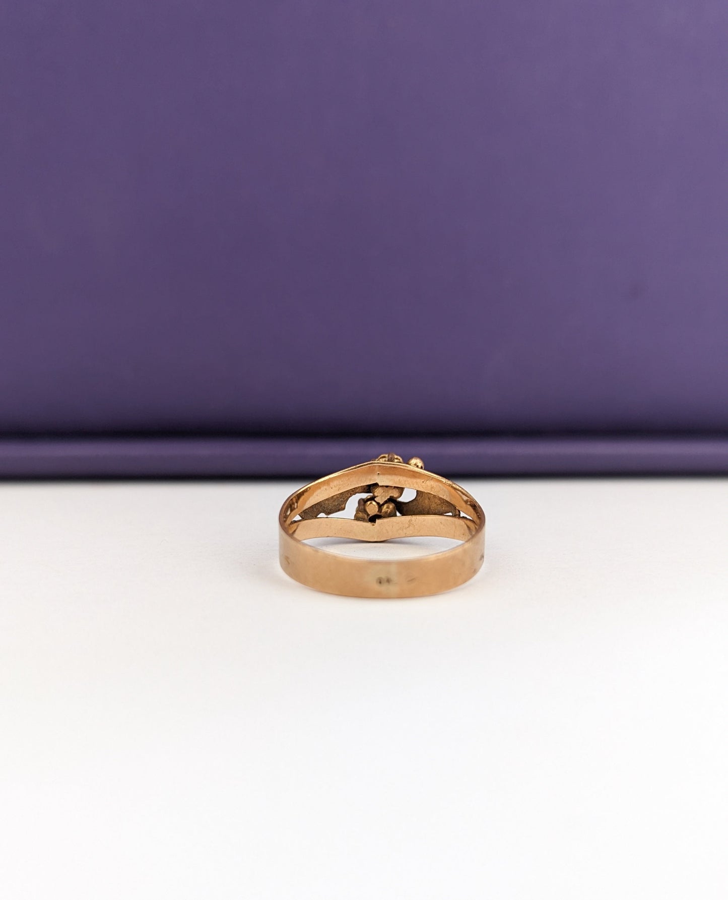 18K Gold Art Nouveau Ring Antique French ring Antique 18K yellow and green gold ring Gift for Her Gold ring gift for wife